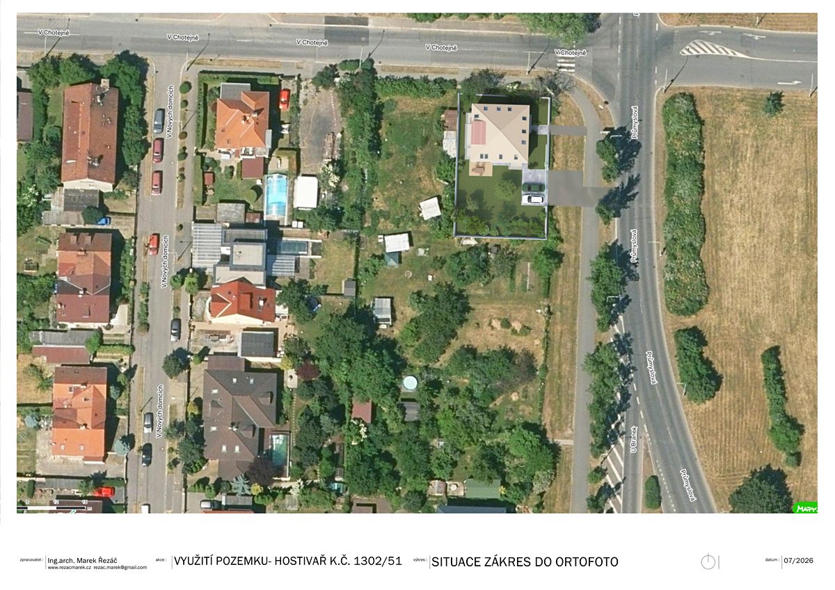Prodej stavebního pozemku 626 m² – fotografie 4