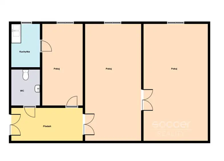 Pronájem bytu 2+1 65 m², Praha – náhled fotky 2