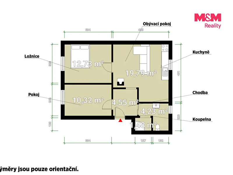Prodej bytu 3+kk 53 m², Holýšov – náhled fotky 3