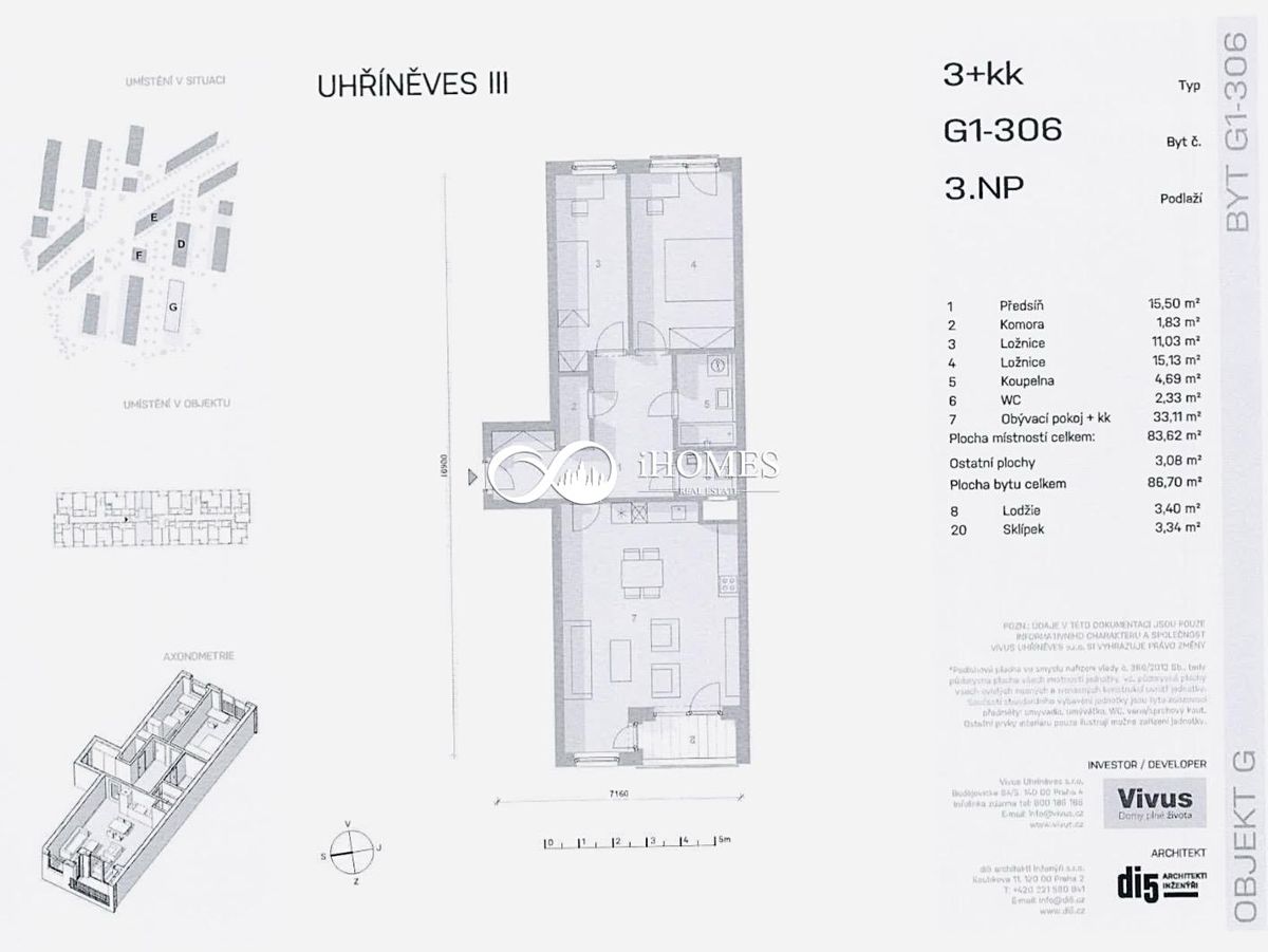 Prodej bytu 3+kk 83 m² – fotografie 3
