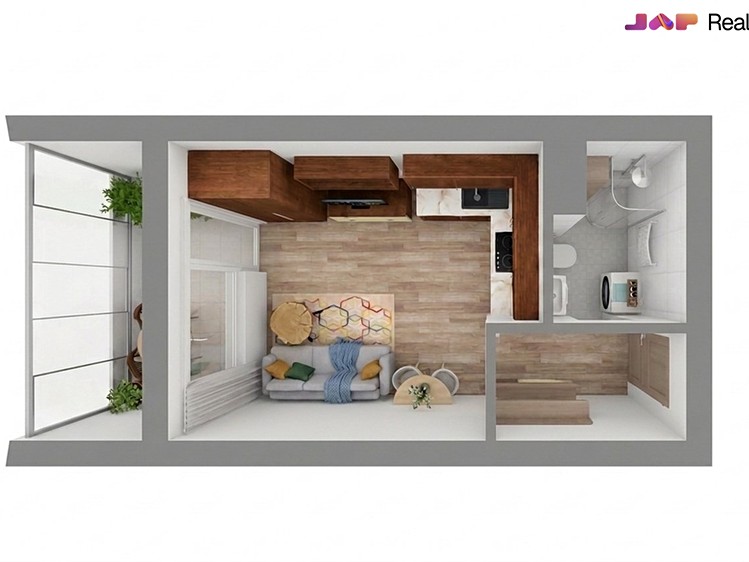Wohnung 1+kk zum Kauf, 27 m² (5 von 26)