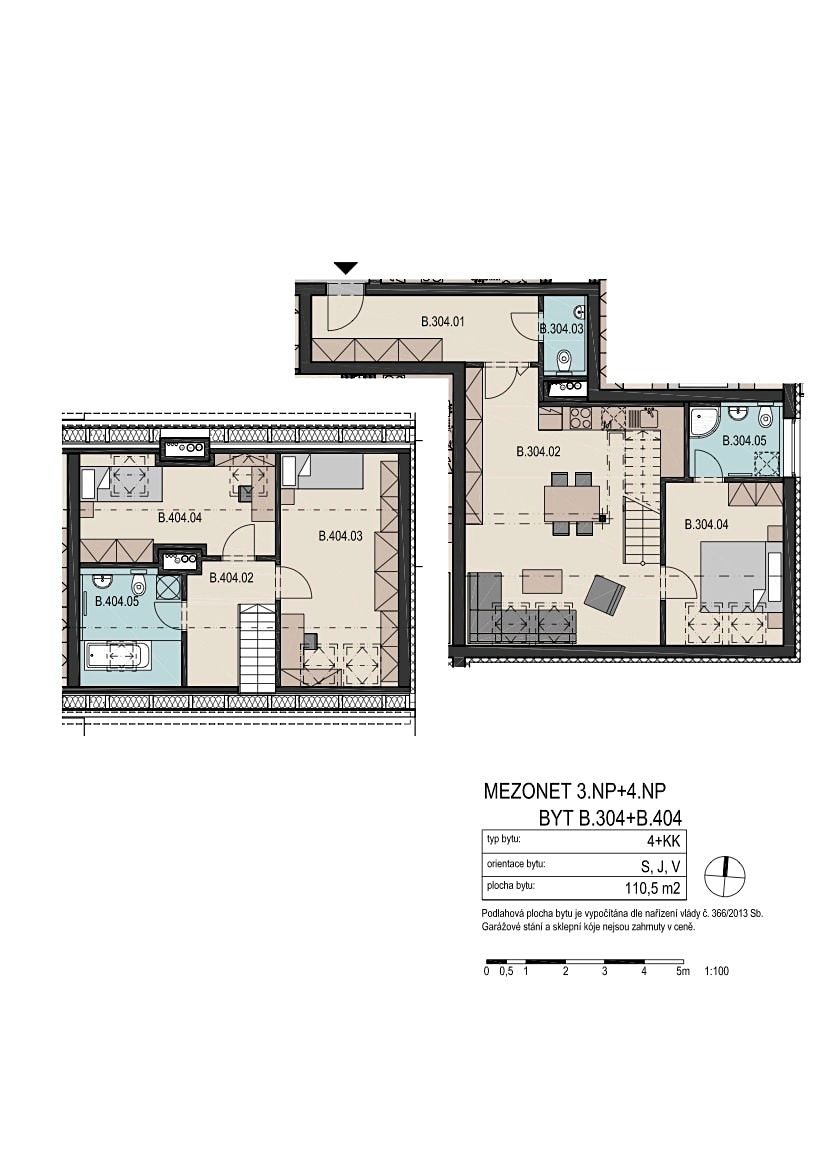 Pronájem bytu 4+kk 112 m² – fotografie 5
