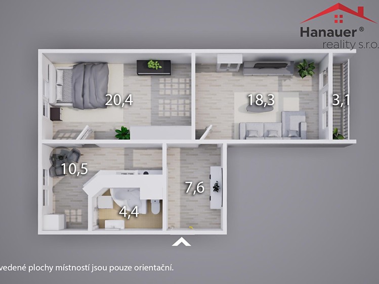 Квартира 2+1 на продаж, 72 м² (12 з 24)