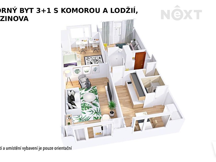 Квартира 3+1 в оренду, 73 м² (19 з 20)