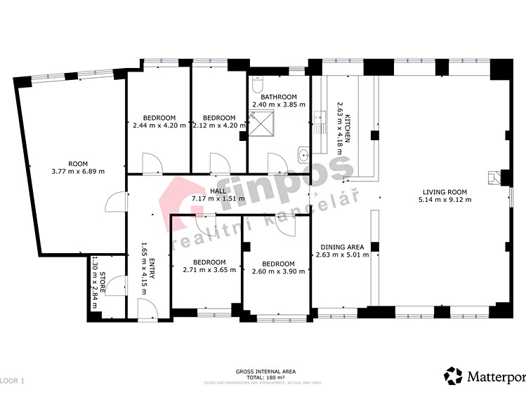 Pronájem bytu 6+, 180 m² (22 z 22)