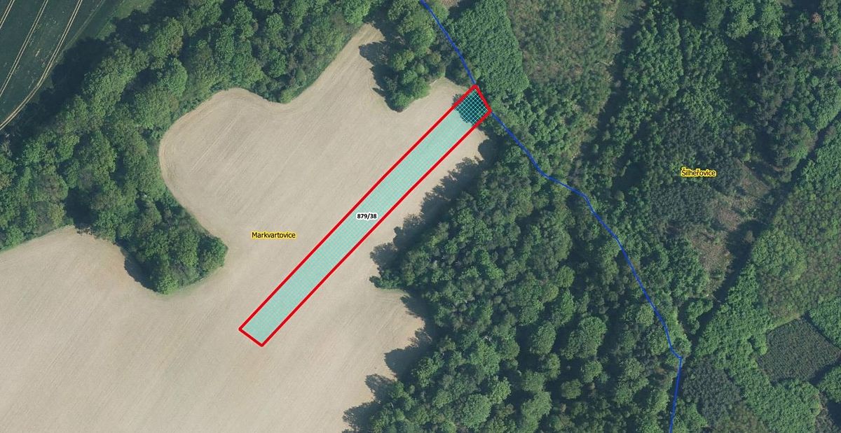 Prodej pole 5017 m², Markvartovice – fotka 1 z 3