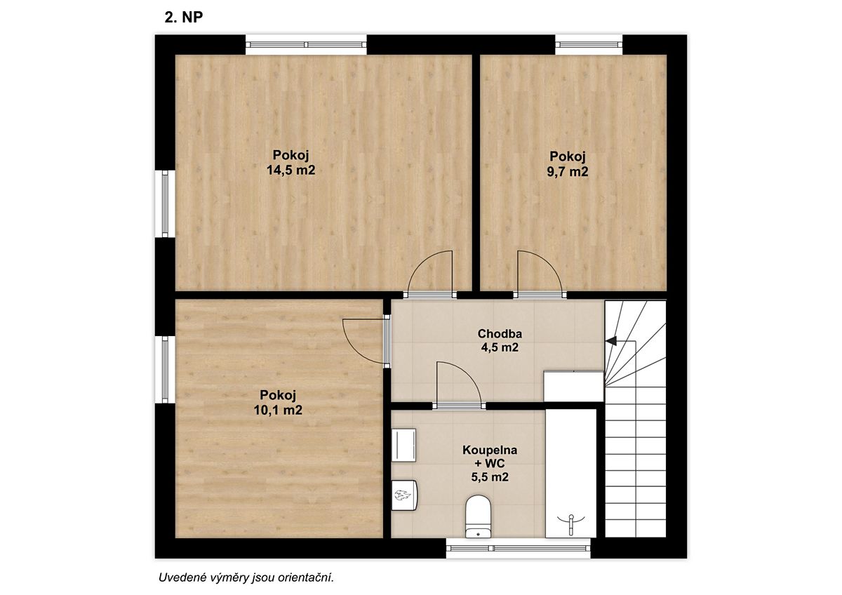 Pronájem rodinného domu 95 m², pozemek 330 m² – fotografie 5