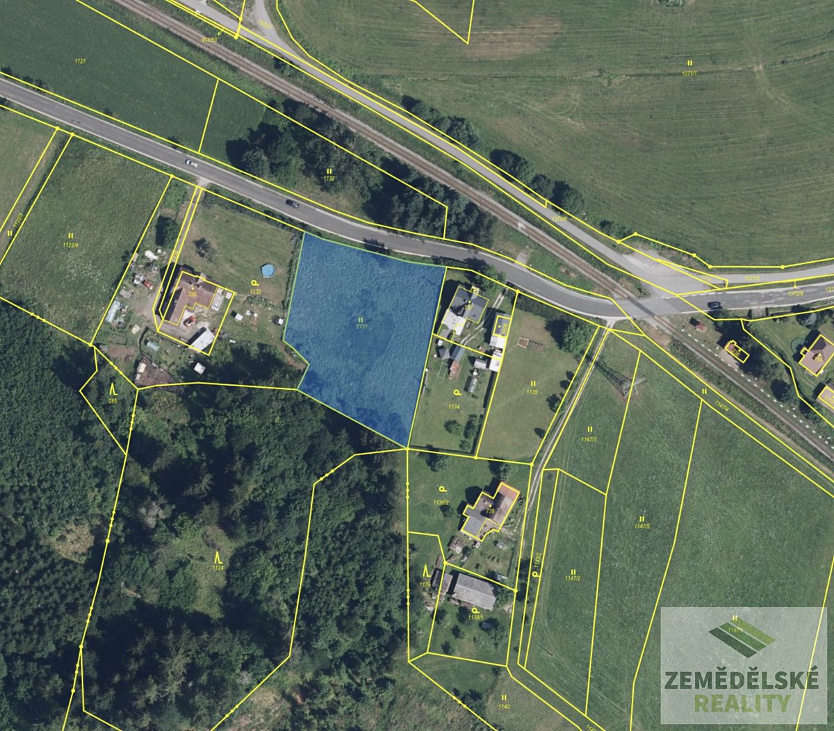 Prodej stavebního pozemku 3137 m² – fotografie 2