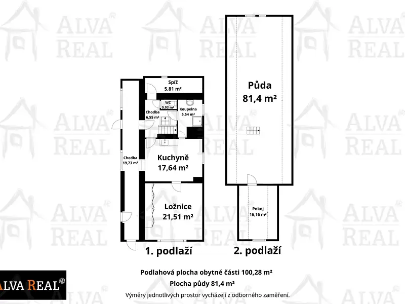 Prodej rodinného domu 100 m², pozemek 1264 m², Hluboké Dvory – náhled fotky 2