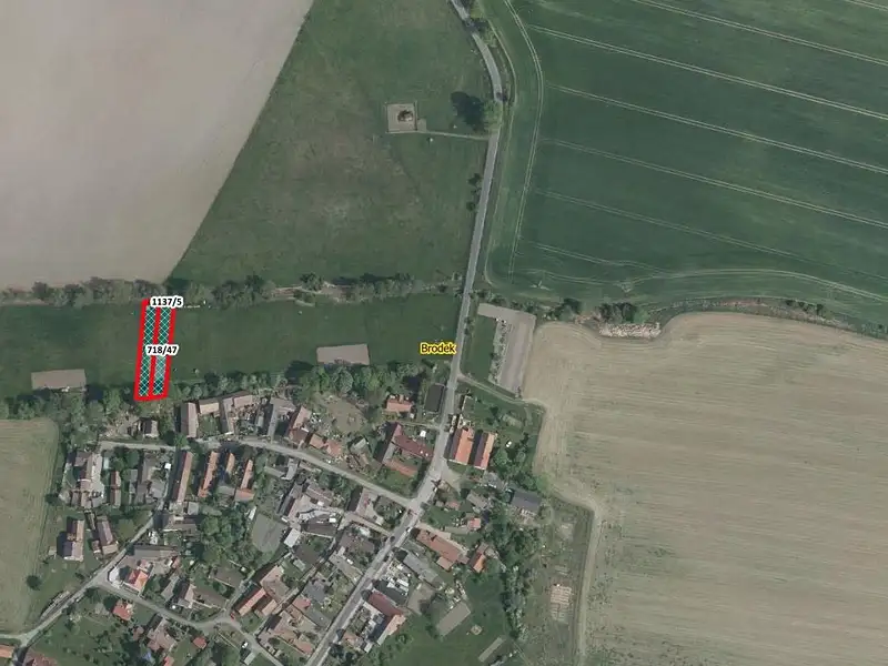 Prodej zahrady 1392 m², Dětenice – náhled fotky 3