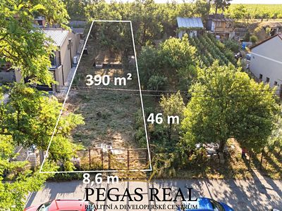 Prodej stavebního pozemku 390 m²