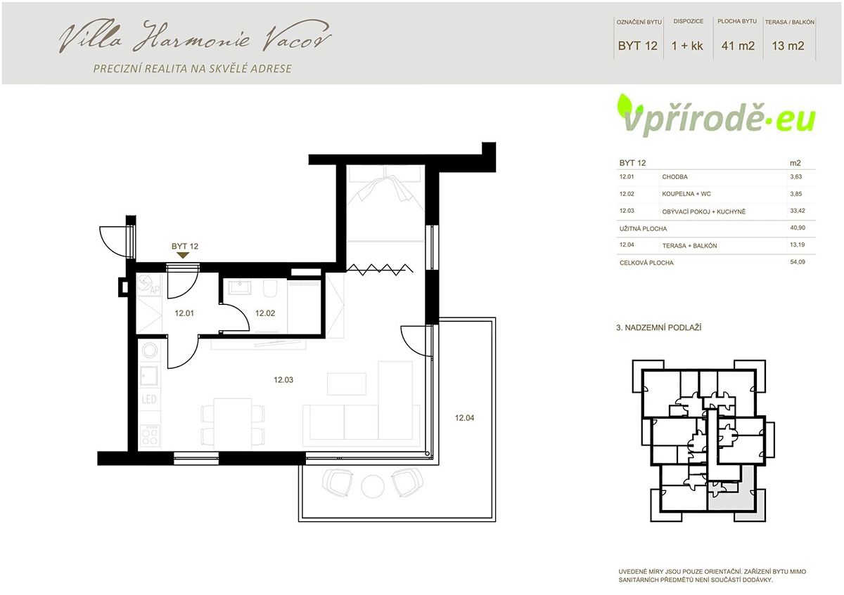 Prodej bytu 1+kk 41 m² – fotografie 4
