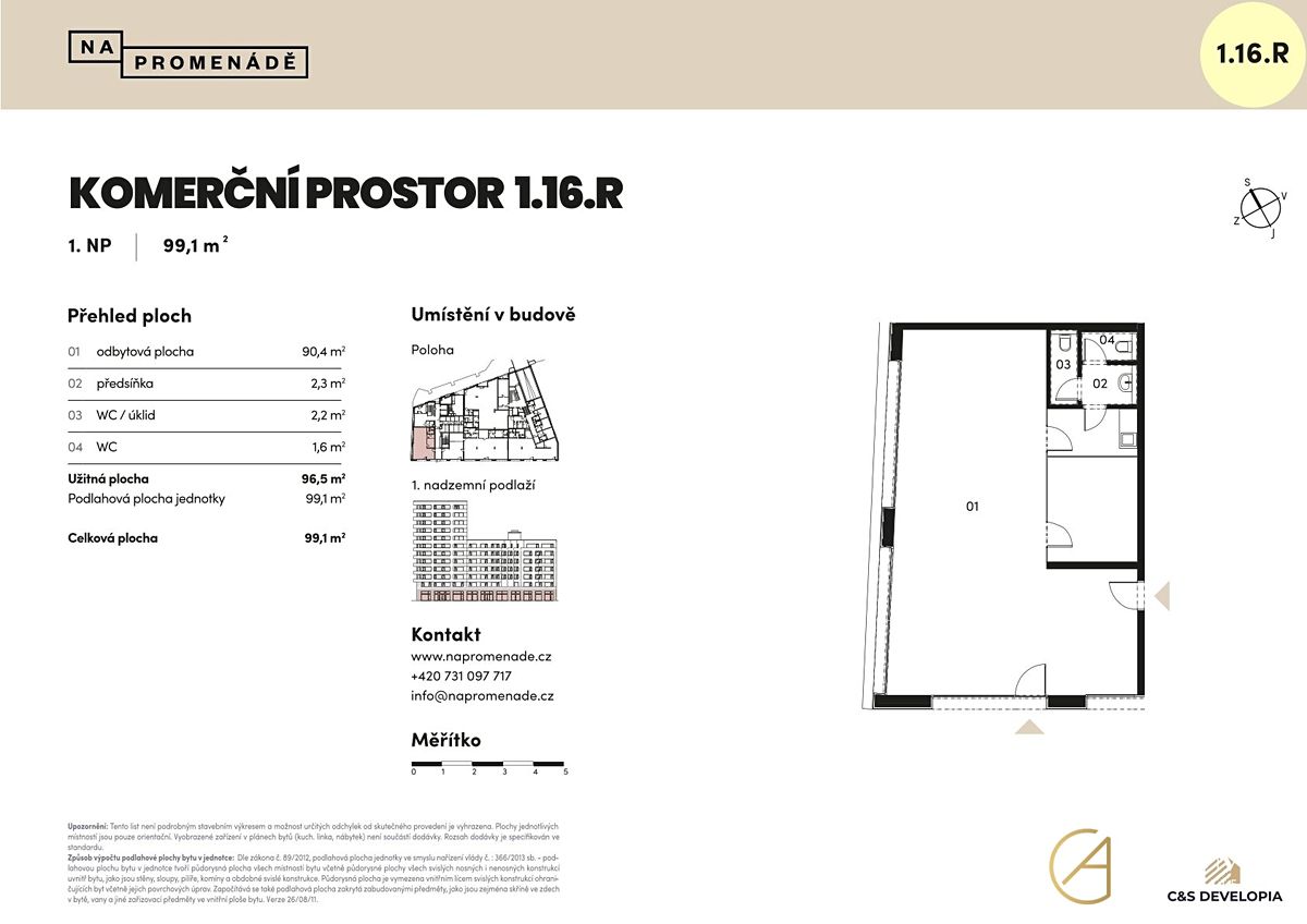 Prodej obchodního prostoru 99 m² – fotografie 3