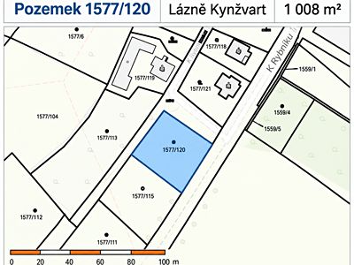 Prodej stavebního pozemku 1008 m²