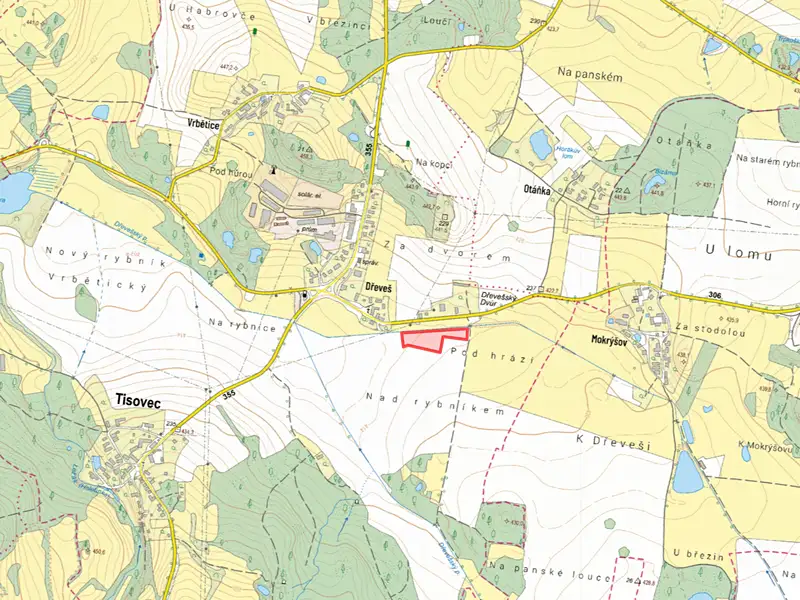 Prodej pole 9680 m², Tisovec – náhled fotky 2