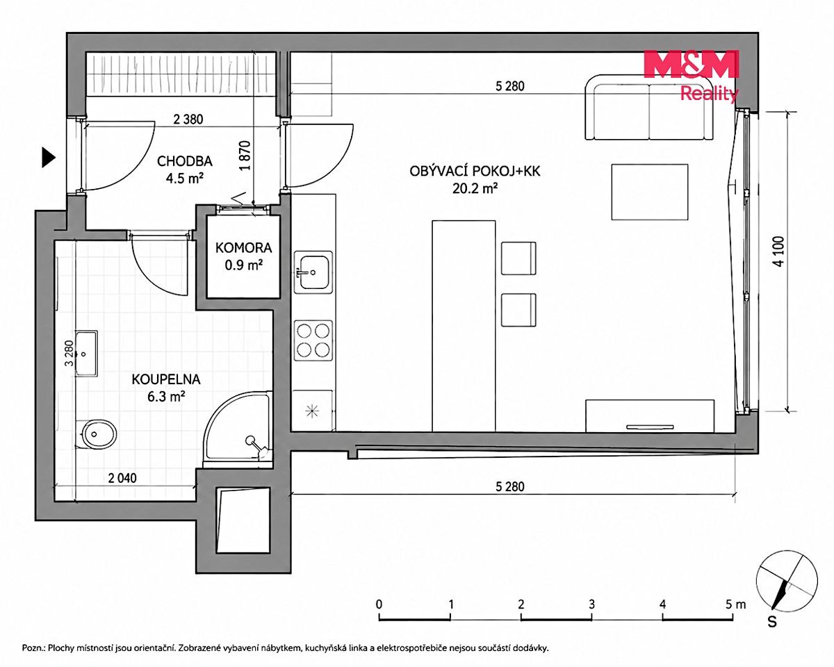 Prodej bytu 1+kk 33 m² – fotografie 4