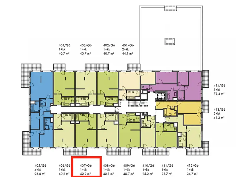 Prodej bytu 1+kk 40 m², Praha – náhled fotky 3