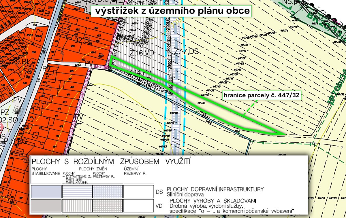 Prodej komerčního pozemku 1127 m² – fotografie 3