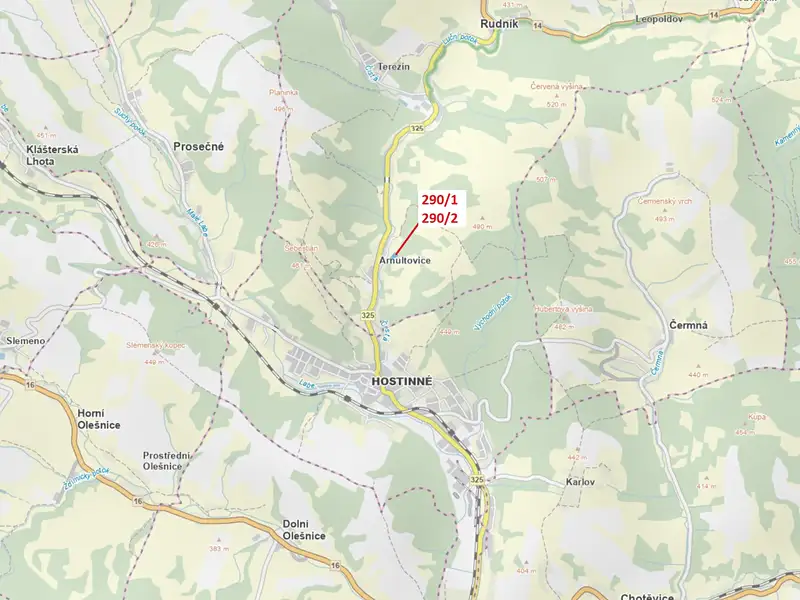 Dražba lesa 3359 m², Rudník – náhled fotky 1
