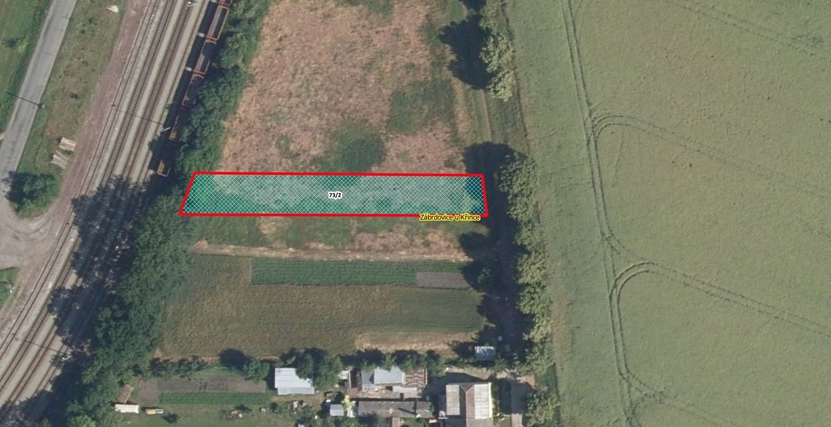 Prodej pole 953 m², Křinec – fotka 1 z 3