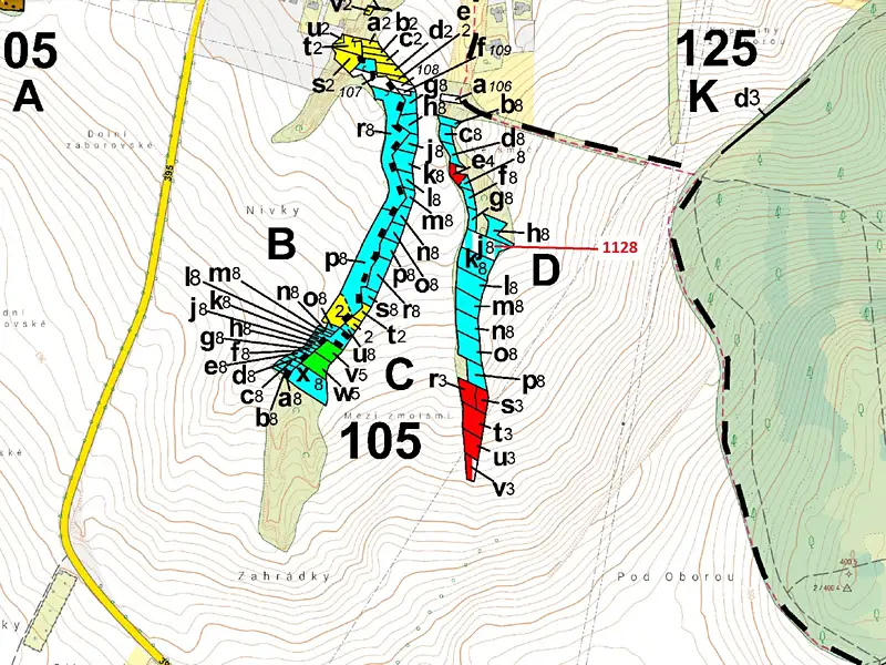 Dražba lesa 1191 m², Babice u Rosic – náhled fotky 3
