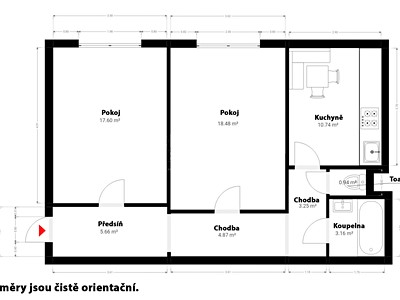 Квартира 2+1 на продаж, 64 м² (2 з 35)