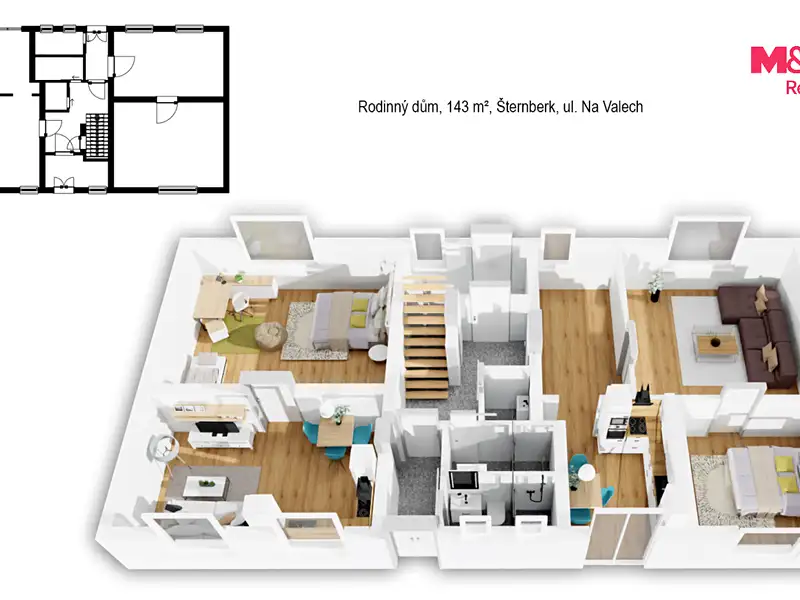Prodej rodinného domu 143 m², pozemek 356 m², Šternberk – náhled fotky 3