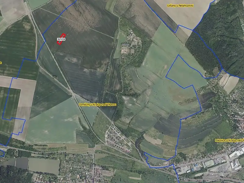 Prodej pole 3172 m², Kralupy nad Vltavou – náhled fotky 2
