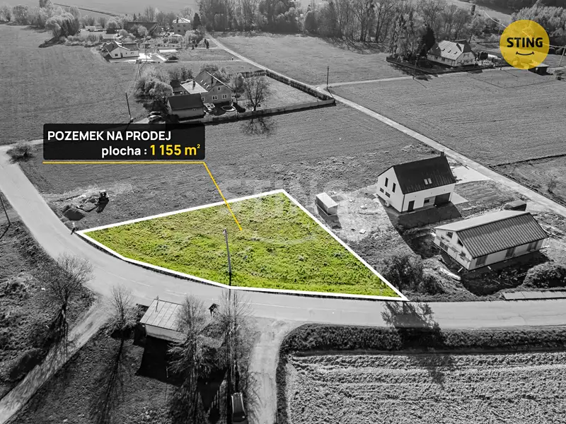 Prodej stavebního pozemku 1155 m², Horní Domaslavice – náhled fotky 3