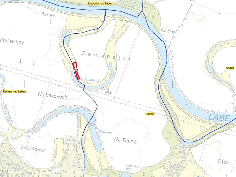 Prodej louky 1494 m², Řečany nad Labem – náhled fotky 3