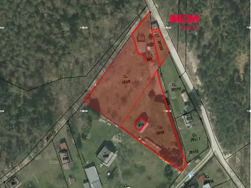 Prodej zahrady 2503 m², Strakonice – náhled fotky 1