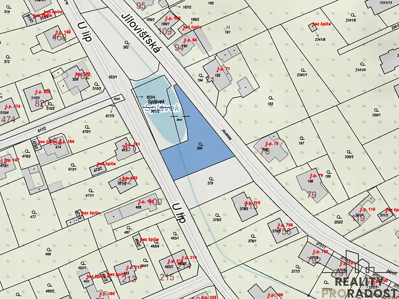 Prodej stavebního pozemku 817 m², Praha – náhled fotky 2