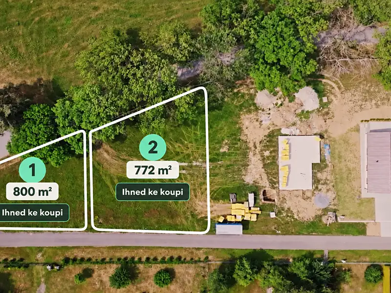 Prodej stavebního pozemku 772 m², Leskovice – náhled fotky 2