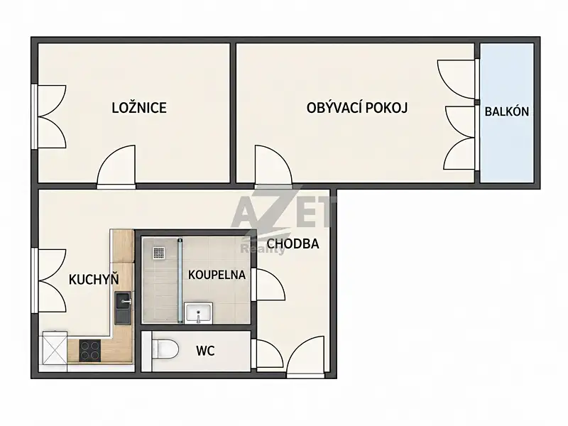 Prodej bytu 2+1 54 m², Ostrava – náhled fotky 2