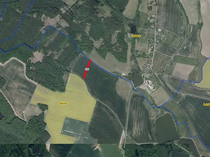 Prodej pole 1374 m², Ujkovice – náhled fotky 3