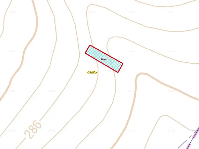 Prodej pole 966 m², Chlebičov – náhled fotky 2