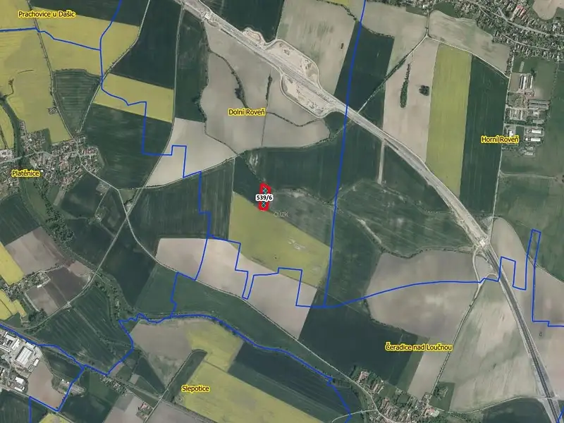 Prodej pole 6475 m², Dolní Roveň – náhled fotky 2