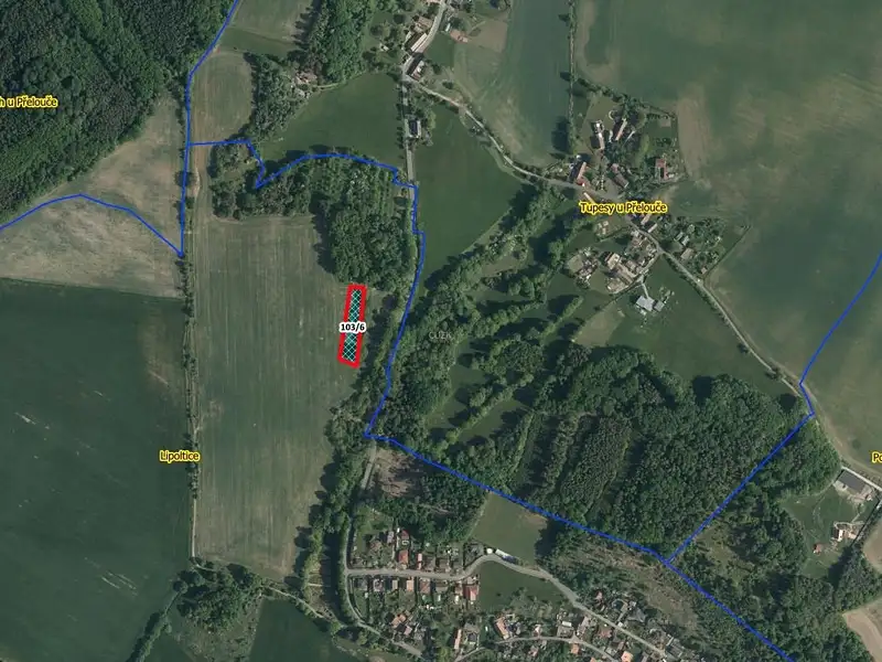 Prodej pole 2445 m², Lipoltice – náhled fotky 3