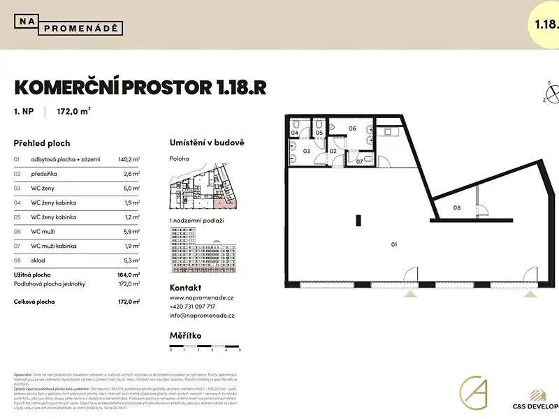 Prodej obchodního prostoru 172 m², Brno – náhled fotky 2