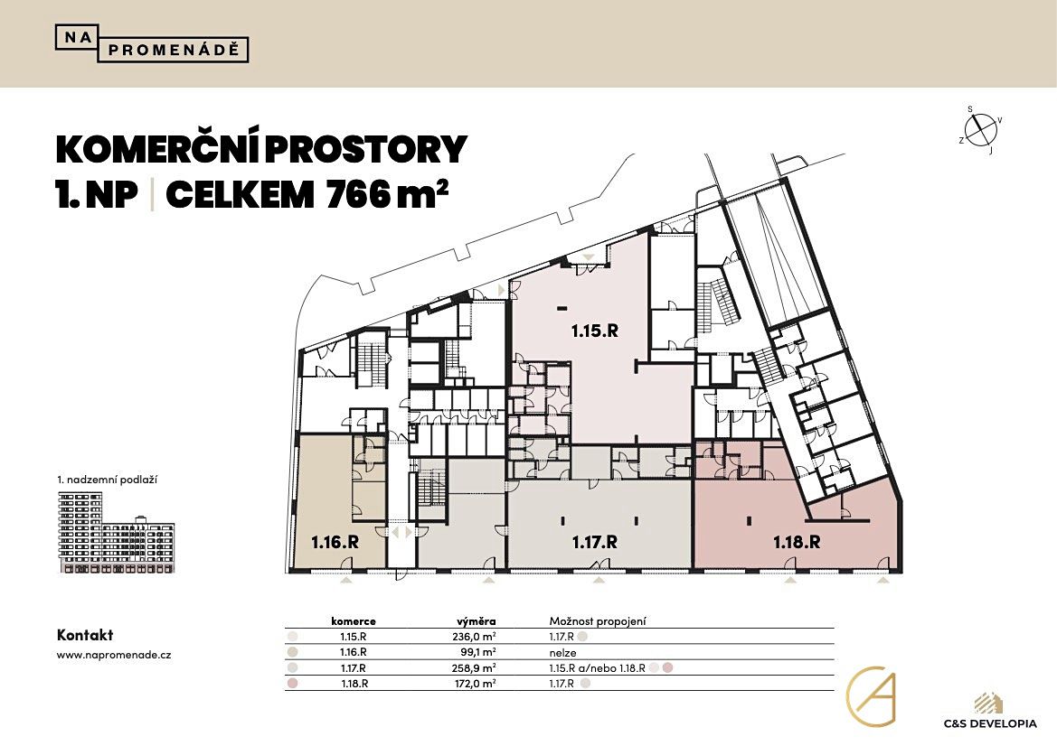 Prodej obchodního prostoru 172 m² – fotografie 3
