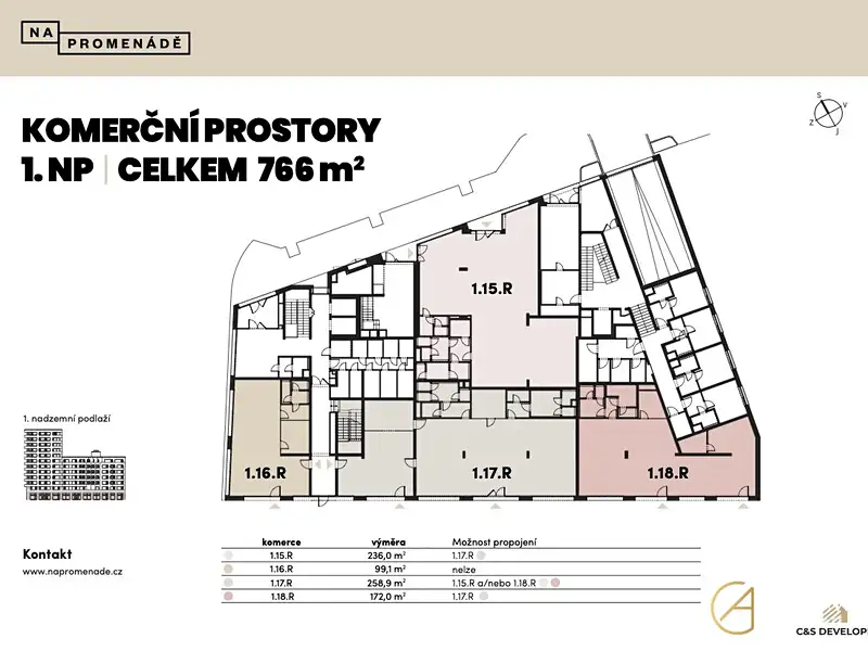 Prodej obchodního prostoru 172 m², Brno – náhled fotky 3
