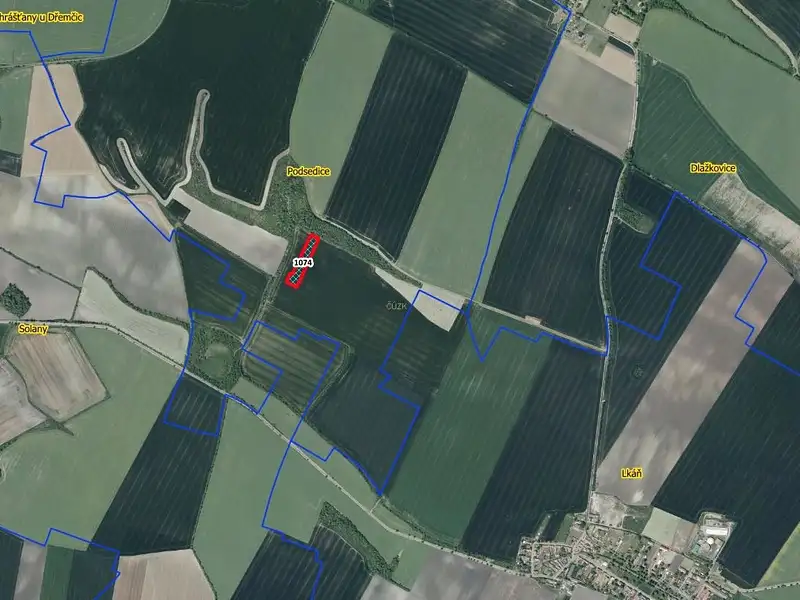 Prodej pole 7835 m², Podsedice – náhled fotky 3
