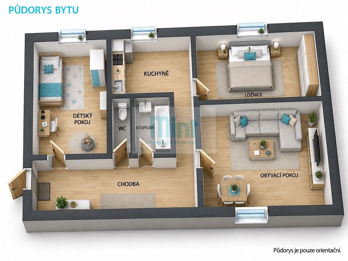 Prodej bytu 3+1 70 m² – fotografie 2