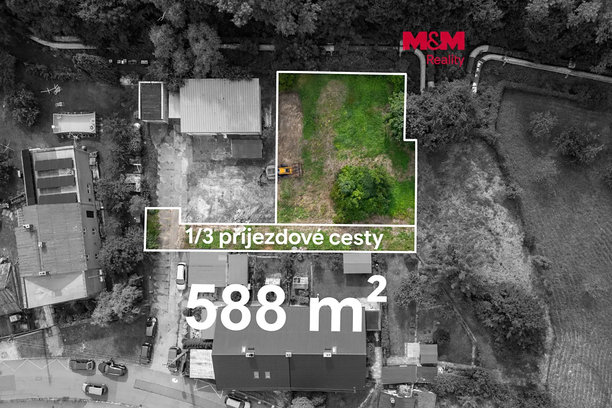 Prodej stavebního pozemku 588 m²