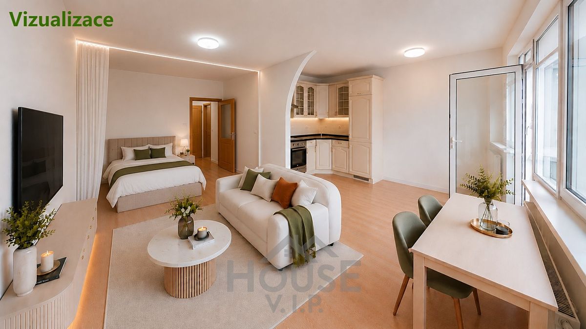 Prodej bytu 1+kk 34 m², Praha – fotka 1 z 3