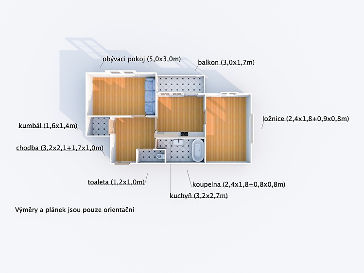 Prodej bytu 2+1, 57 m² (22 z 31)