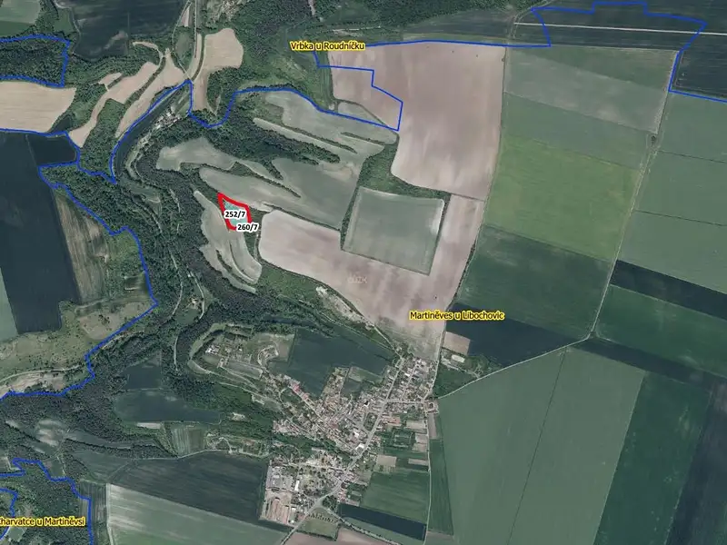Prodej pole 10107 m², Martiněves – náhled fotky 2