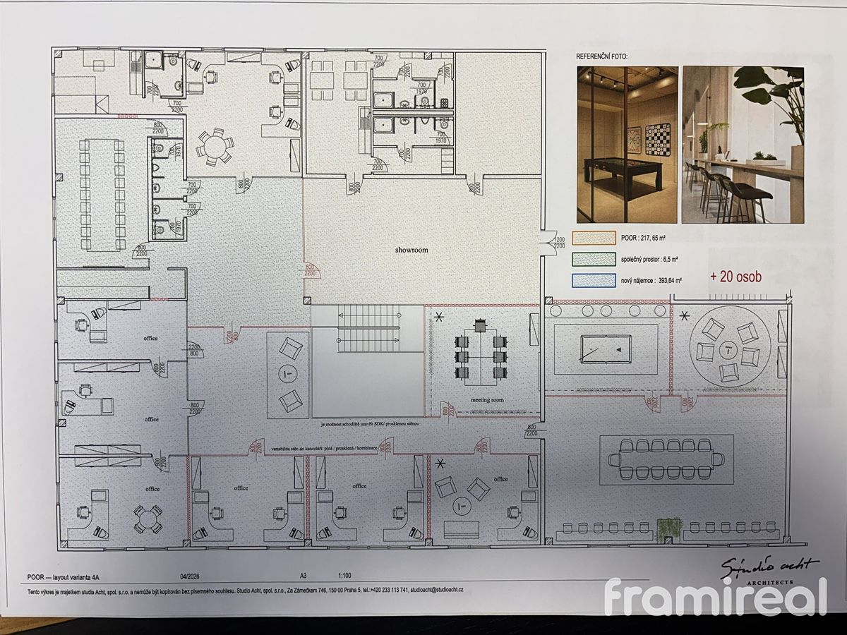 Pronájem kanceláře 600 m² – fotografie 5