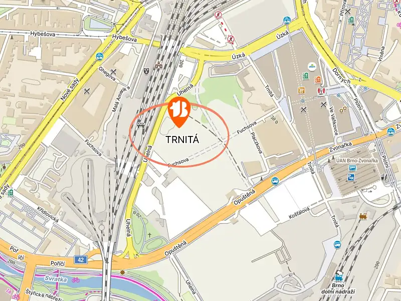 Pronájem komerčního pozemku 9500 m², Brno – náhled fotky 3