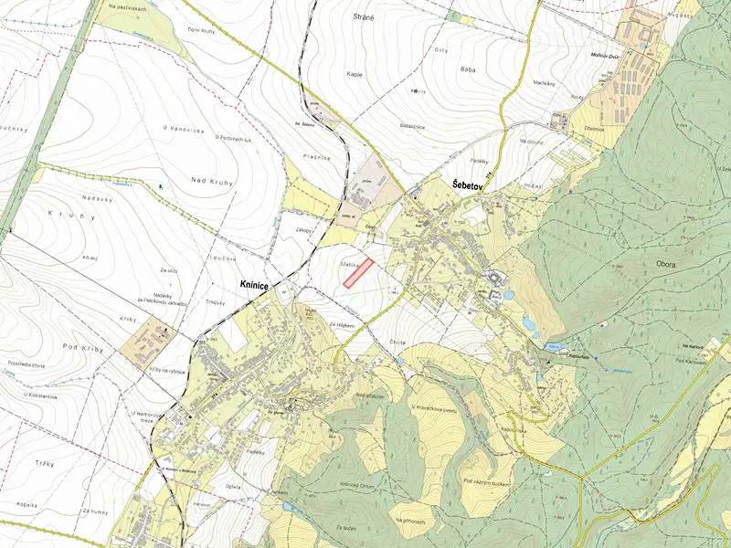 Prodej pole 8370 m², Šebetov – náhled fotky 2